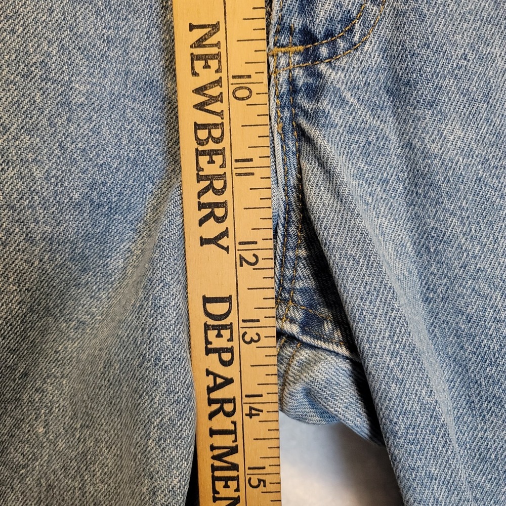 Carhartt Blue Denim Work Jeans Traditional Fit B18 Men Size 40 x 32 - Picture 3 of 11